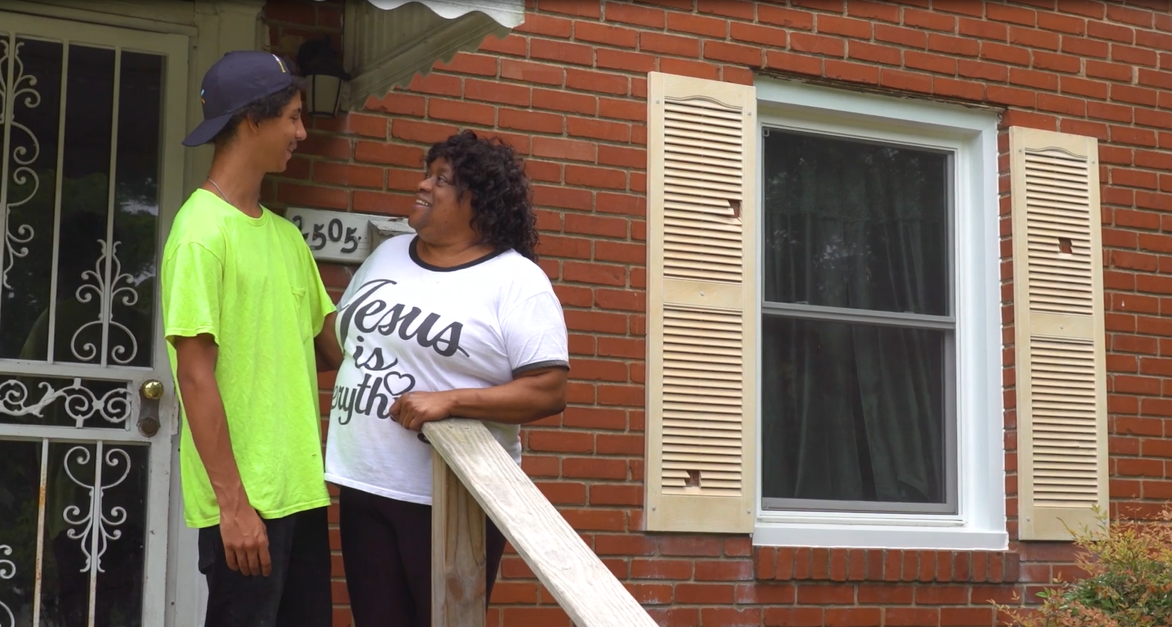 Home owner and son